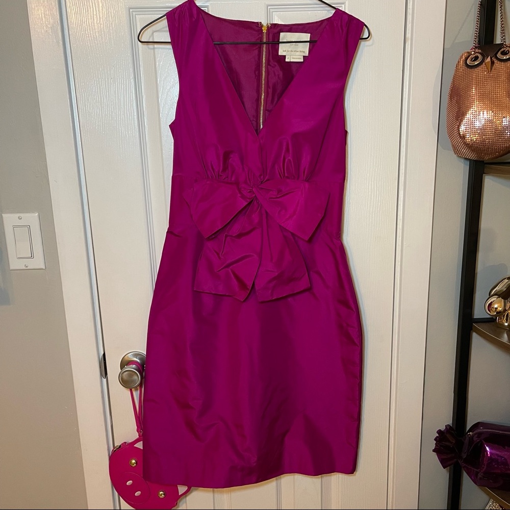 Kate Spade Blaine Bow Silk Dress 2